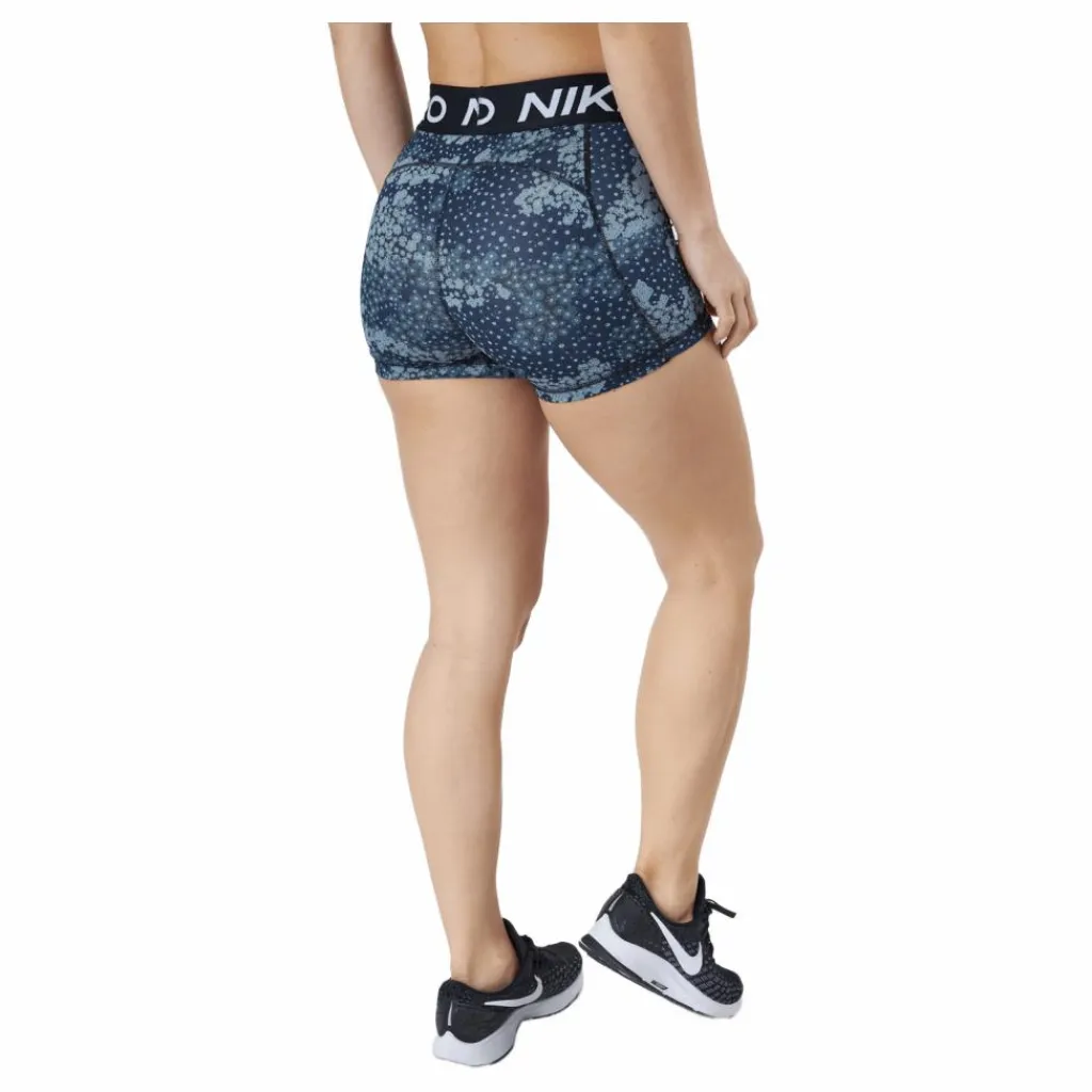 Pro Dri-fit Women's 3" Pr Aviator Grey/black/white*Nike New
