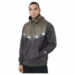 Nike Sportswear Men's Full-zip Medium Ash/olive Grey/white Grå Sale