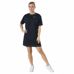 Nike Sportswear Swoosh Women's Black/black/white/white Svart Clearance