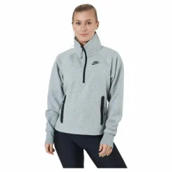 Nike Sportswear Tech Fleece Wo Dk Grey Heather/black Grå