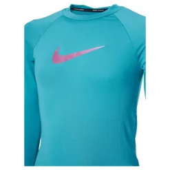 Nike Swoosh Long Sleeve Hydro Aquamarine*Nike Swim Best