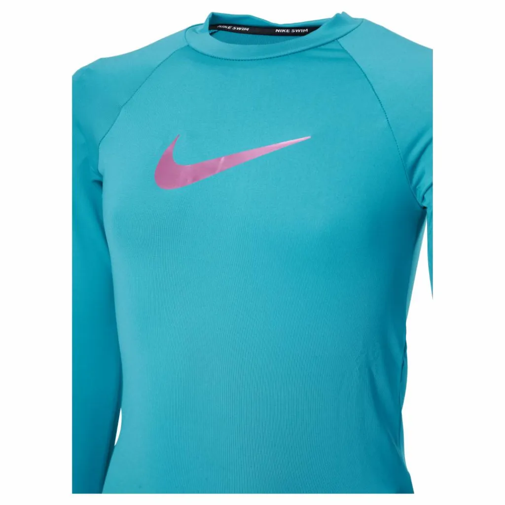 Nike Swoosh Long Sleeve Hydro Aquamarine*Nike Swim Best