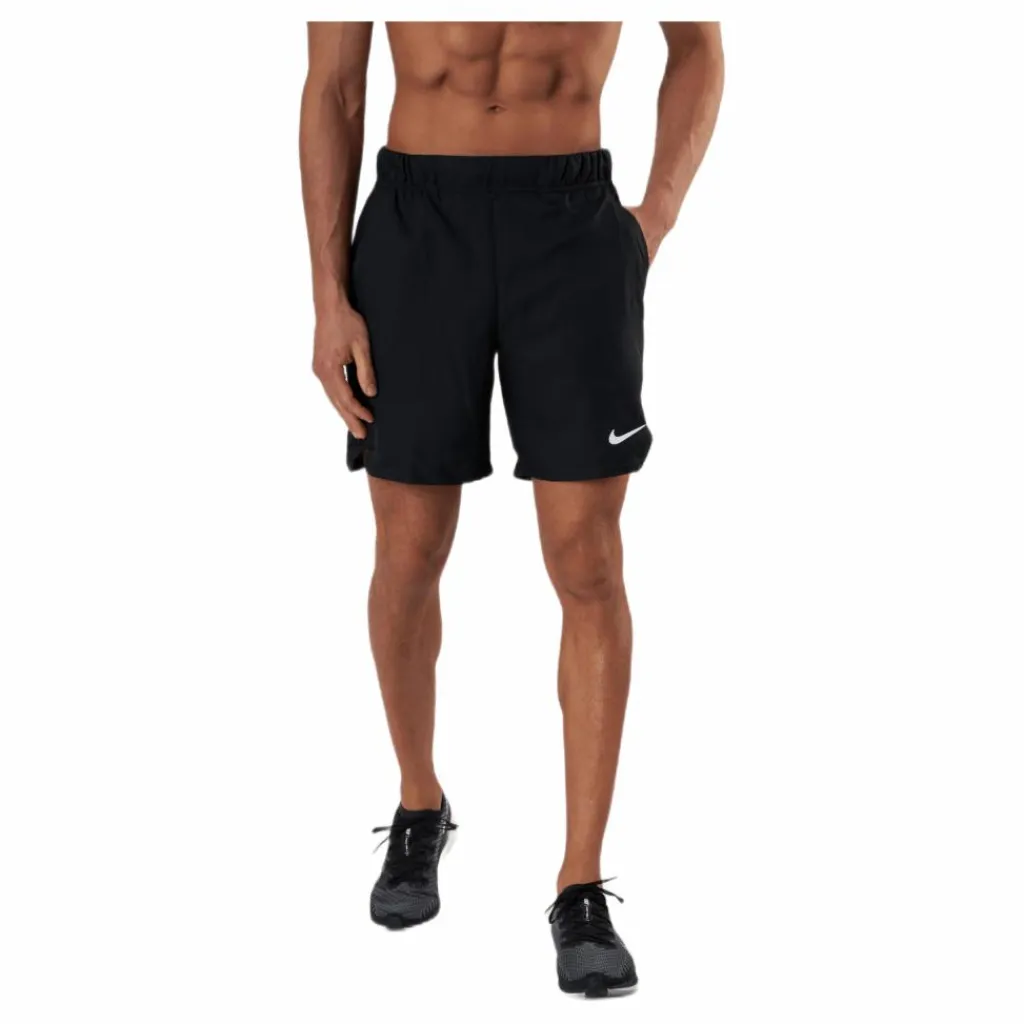 Nike Court Dri-FIT Victory Men's 7" Tennis Shorts BLACK/WHITE Svart Outlet