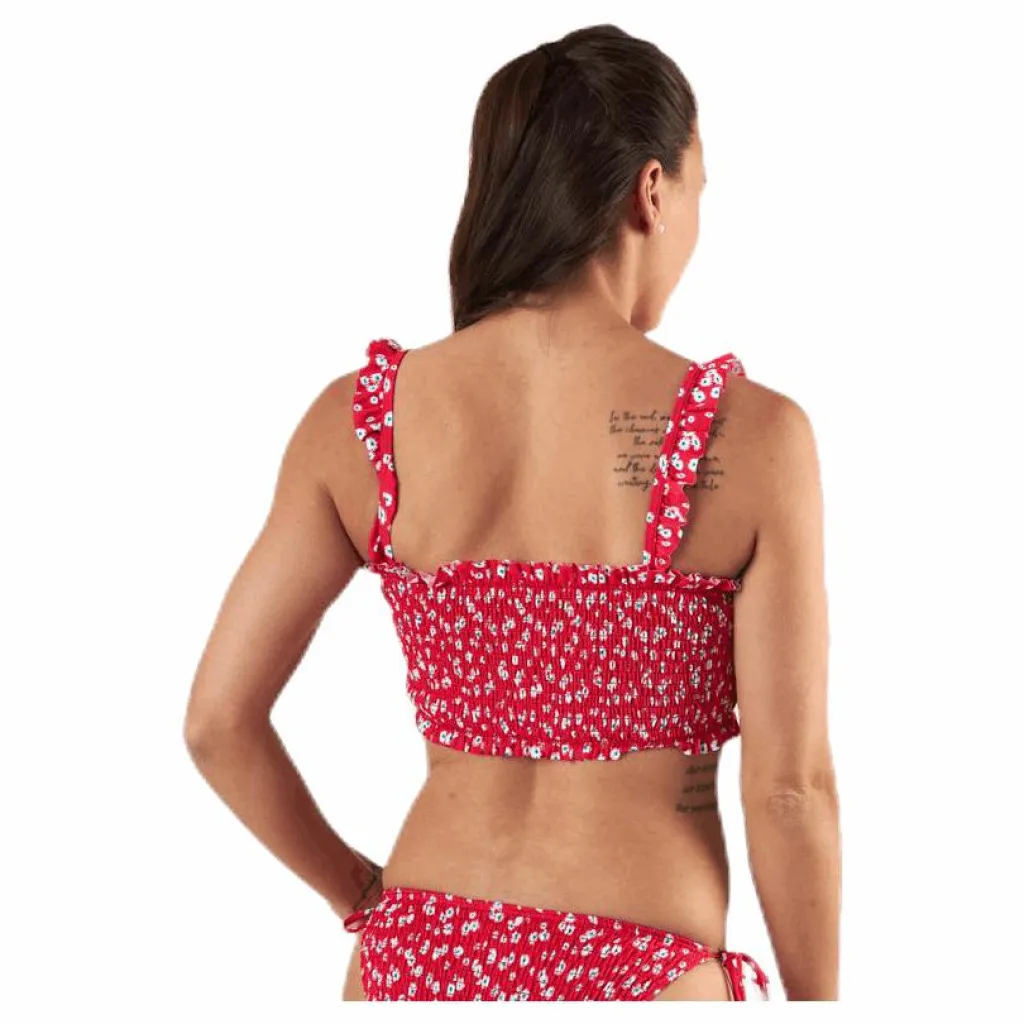 Pieces Nikita Bikini Bra Top Red Röd Online