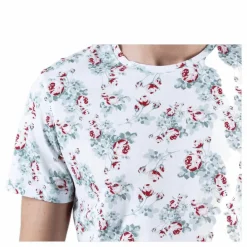 Jack & Jones Nizzen Tee Ss Crew Neck White Vit Discount