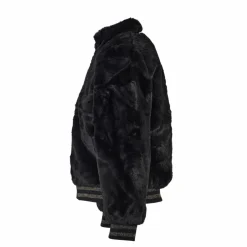Name It Nkfmanette Faux Fur Bomber Jac Black Svart Online