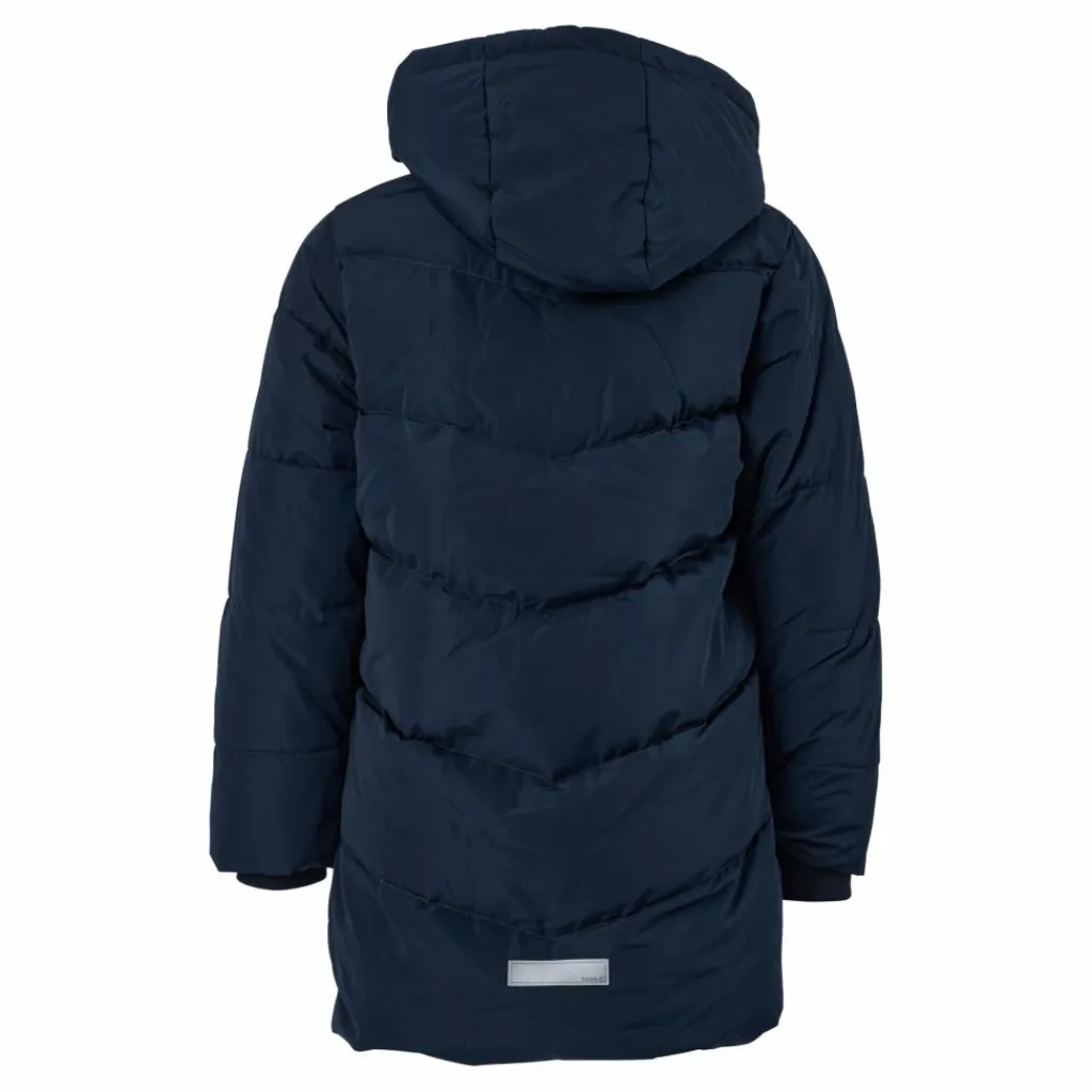 Name It Nkfmown Long Down Jacket 1fo Dark Sapphire Blå
