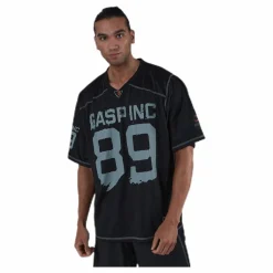 GASP No1 Football tee Black Svart Outlet