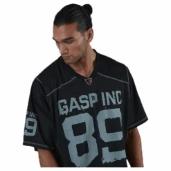 GASP No1 Football tee Black Svart Outlet