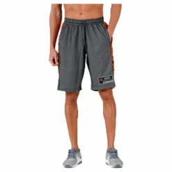 GASP No1 mesh shorts Orange/Black Orange och Svart Sale