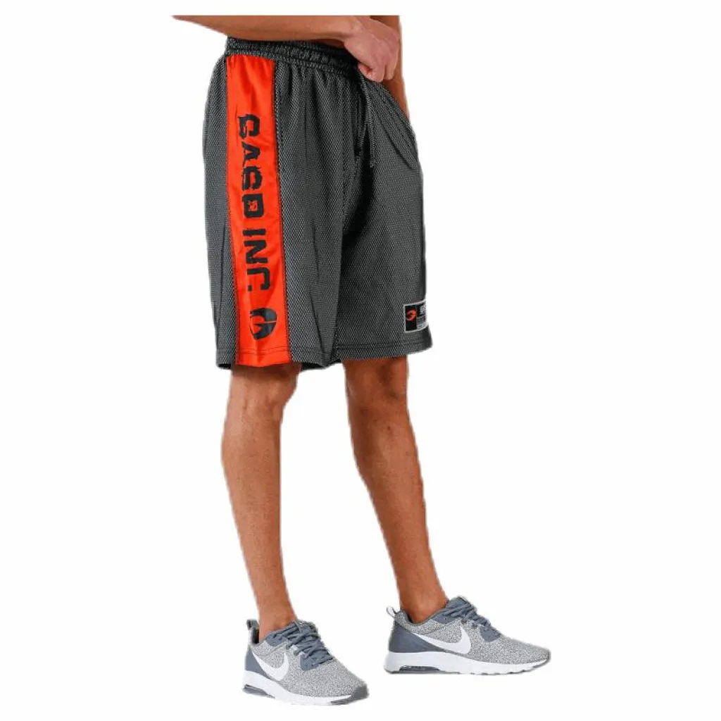 GASP No1 mesh shorts Orange/Black Orange och Svart Sale
