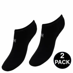Norfolk No Show Socks - Leo 2-Pack Black Svart Sale