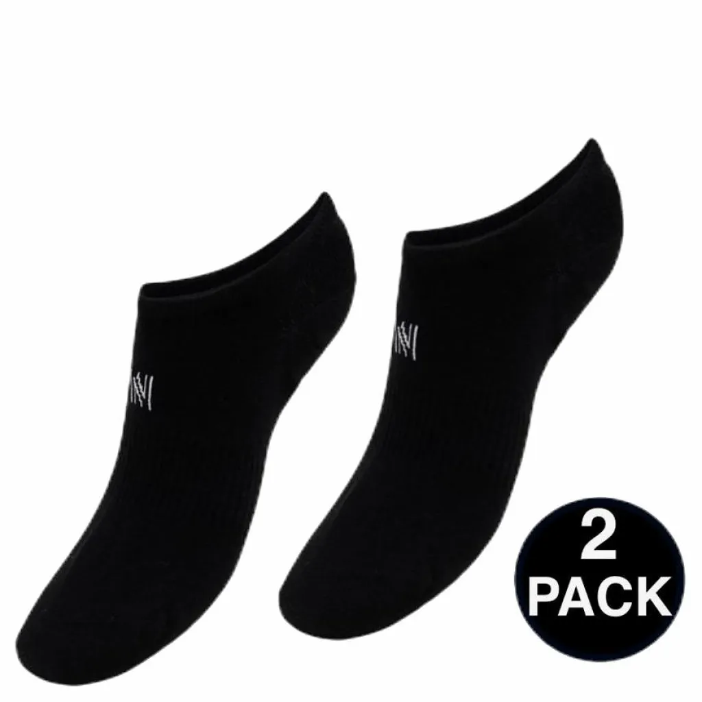 Norfolk No Show Socks - Leo 2-Pack Black Svart Sale