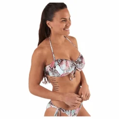 Pieces Noelle Bikini Bandeau Beige Clearance