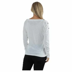 Pieces Nollie Ls O-Neck Top White Vit