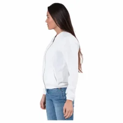 Nova Lux Bomber Jacket Solid 8 White*Only Clearance