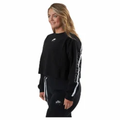 Nike Nsw Air Crew Plus Black Svart Discount