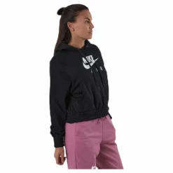 Nsw Air Hoodie Flc White/Black*Nike Online