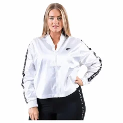 Nsw Air Track Jacket Satin Plus White*Nike Outlet