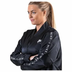 Nsw Air Track Jacket Satin Plus Black*Nike