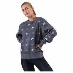 Nike NSW Crew BB BFF Shine Grey Grå