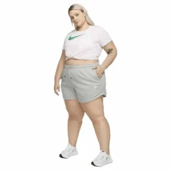 Nike Nsw Essntl Short Ft Plus Grey Grå Sale