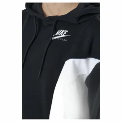 Nike Nsw Heritage Hoodie Flc Black Svart New