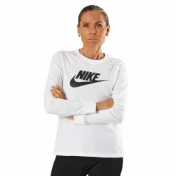 Nike Nsw Ls T-Shirt White/Black Vit Best
