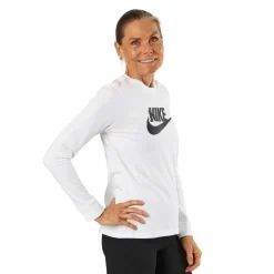 Nike Nsw Ls T-Shirt White/Black Vit Best
