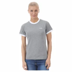 Nike NSW SS Top Ringer White/Grey Vit och Grå Hot