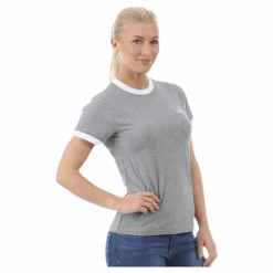 Nike NSW SS Top Ringer White/Grey Vit och Grå Hot