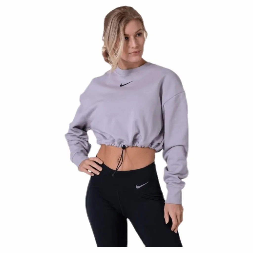 Nike Nsw Swoosh Crew Ft Grey Lila