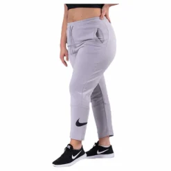 Nike Nsw Swoosh Pant Ft Grey Grå Discount