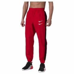 Nike Nsw Swoosh Pant White/Black/Red Röd Clearance