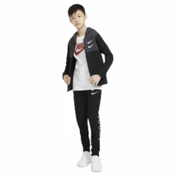 NSW Swoosh Zip Hoodie Junior Black/Grey*Nike Sale