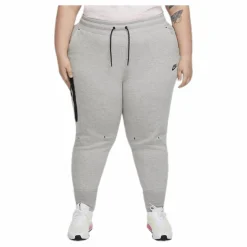 Nike Nsw Tch Flc Pant Plus Grey Grå Clearance