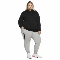 Nike Nsw Tch Flc Pant Plus Grey Grå Clearance