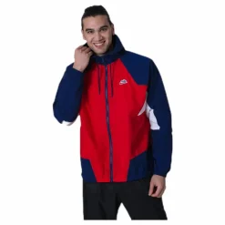 Nike Nsw Wr Jacket Woven Signature Blue/Red Flerfärgad New