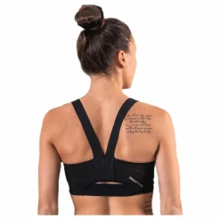 Odele Aop Sports Bra Black*Only Play Clearance