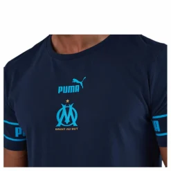 Puma Olympique Marseille Culture Tee II Blue Blå Best