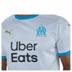 Puma Olympique Marseille Home Shirt Replica Blue/White Vit Sale