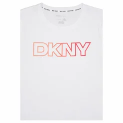DKNY Sport Ombre Outline Logo C White/trop Peach Vit Best