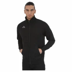 Kappa Omini Sweat Jacket Black Svart Outlet