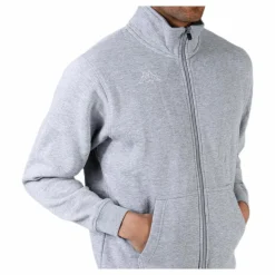 Kappa Omini Sweat Jacket Grey Grå Outlet