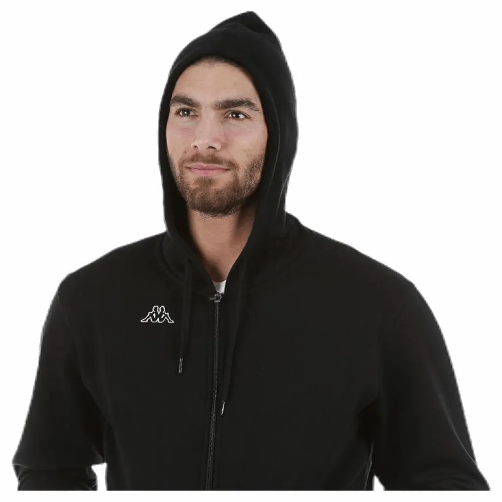 Kappa Omni FZ Sweathood Black Svart Discount
