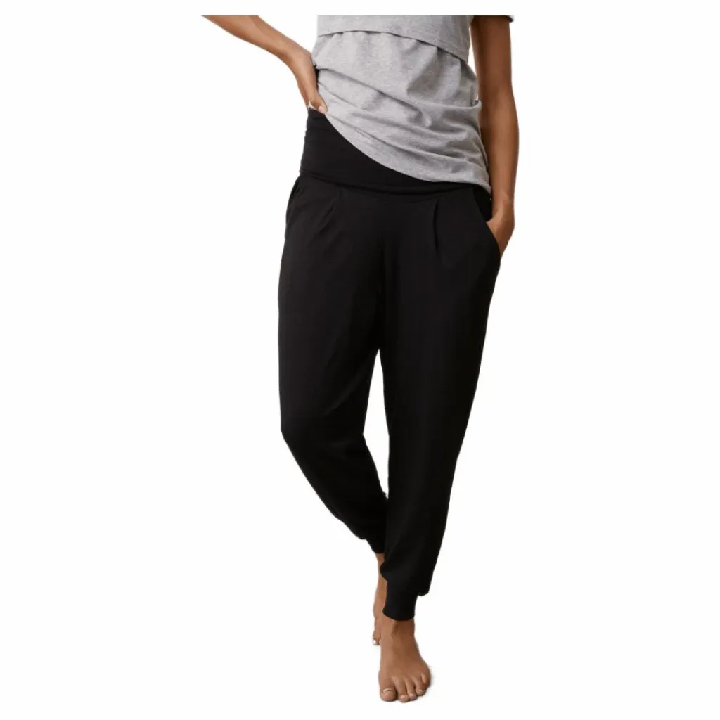 Once-on-never-off easy pants Black*Boob