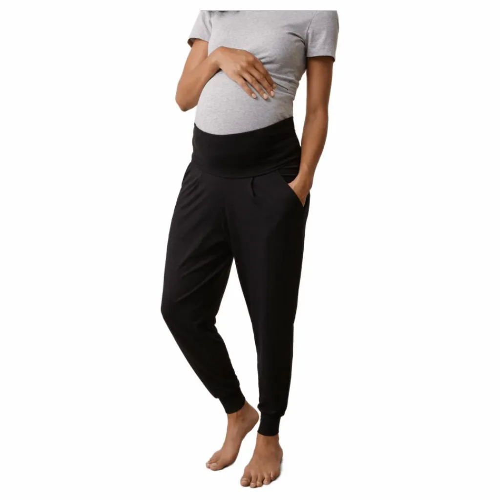 Once-on-never-off easy pants Black*Boob