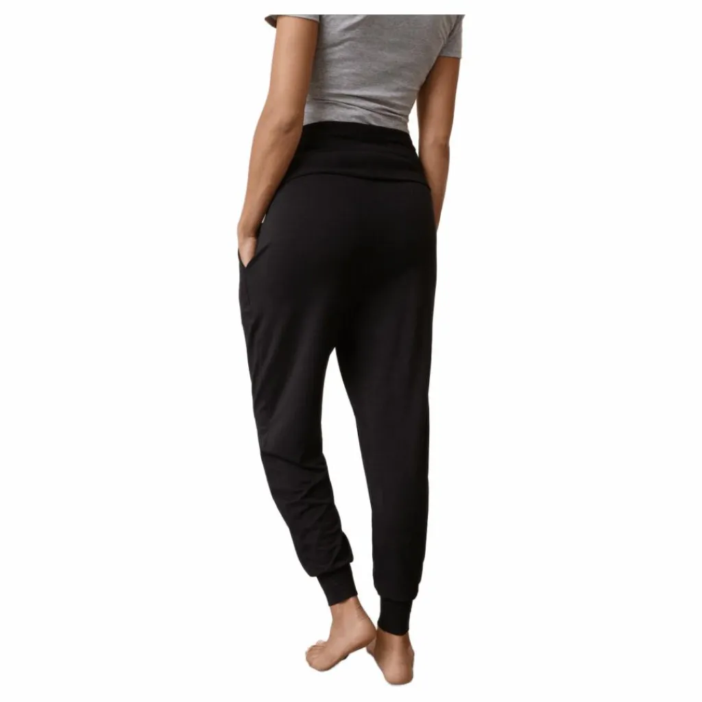 Once-on-never-off easy pants Black*Boob
