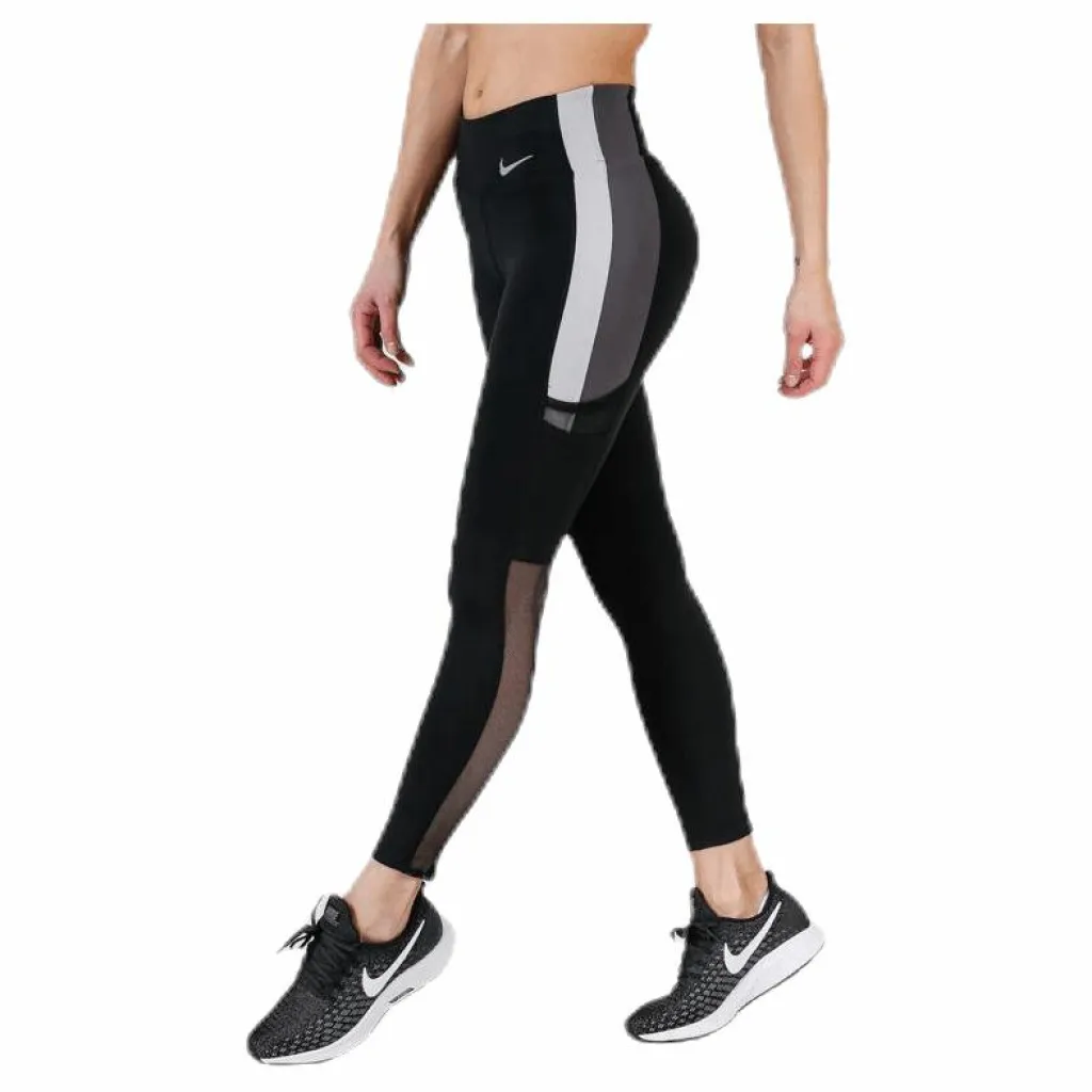 Nike One Lux 7/8 Tights Black/Grey Svart Clearance
