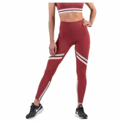 Nike One Tight Glam Dunk 7/8 Silver/Red Röd Sale